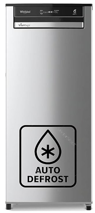 Whirlpool 192 L 3 Star Vitamagic PRO Direct-Cool Single Door Refrigerator (215 VITAMAGIC PRO PRM 3S INV MAGNUM STEEL-Z Fridge, Silver, Auto Defrost Technology, 2024 Model)
