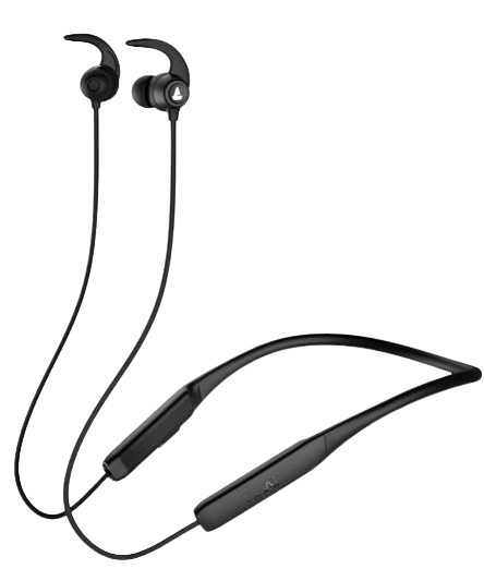 boAt Rockerz 255 Neo in-Ear Bluetooth Neckband with Mic with ENx Tech, Smart Magnetic Buds, ASAP Charge, Upto 25 Hours Playback, 12MM Drivers, Beast Mode, Dual Pairing (Active Black)