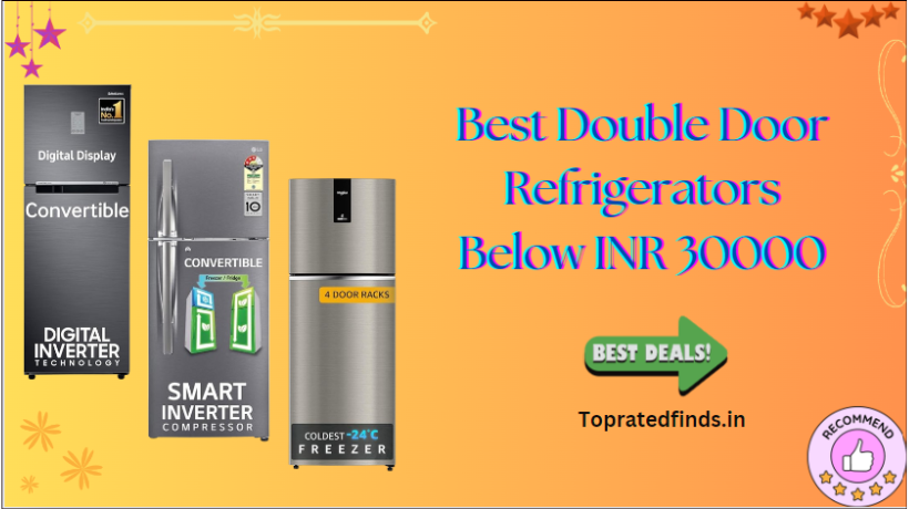 5-star double door refrigerators