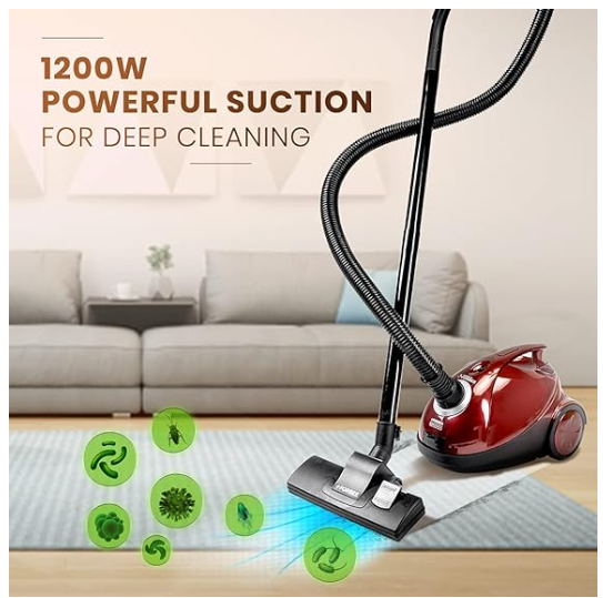 Eureka Forbes Quick Clean DX Vacuum Cleaner with 1200 Watts