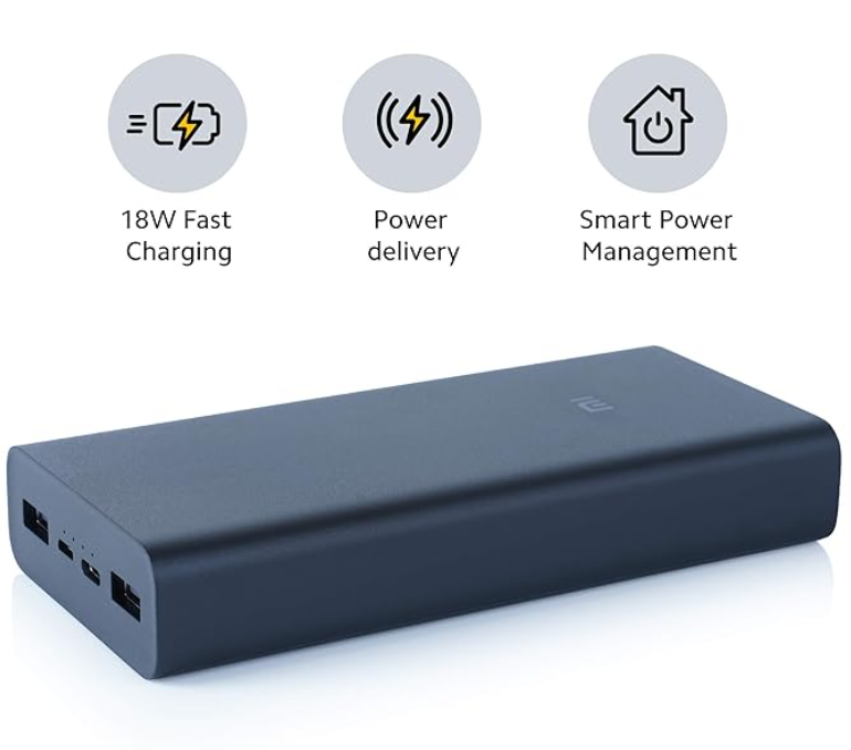 MI Power Bank 3i 20000mAh Lithium Polymer 18W Fast Charger Power Bank
